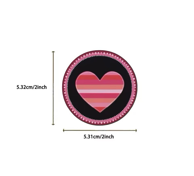 Valentines Day Envelope Style Stickers 50pk Mixed Fun Stickers Hearts Valentines gallery