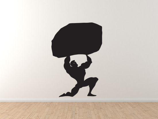 Comic Book Style – Super Hero Silhouette Atlas Version 11 – Vinyl Wall Decal