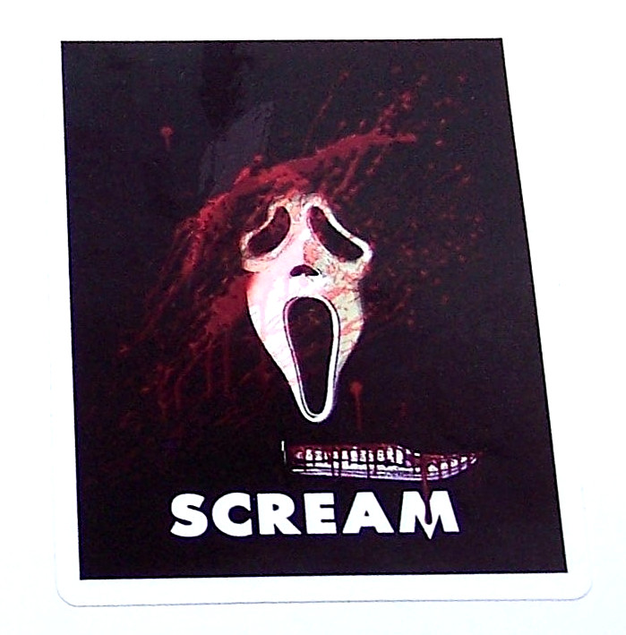 “SCREAM” Cut Sticker Decal Scary Movie Horror Film Ghost Scream