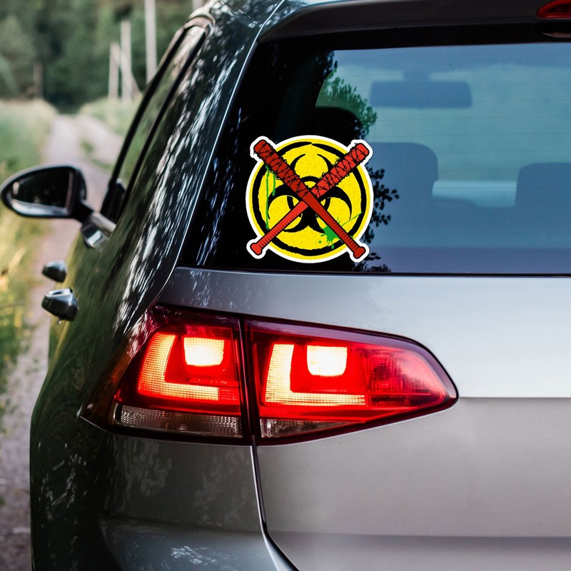 Biohazard Zombie Killer - Vinyl Decal Sticker - Car Window Laptop - ebn9000 gallery