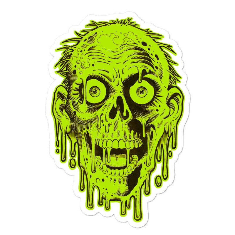 Return of the Living Dead Tar Man Vinyl Decal Laptop Sticker
