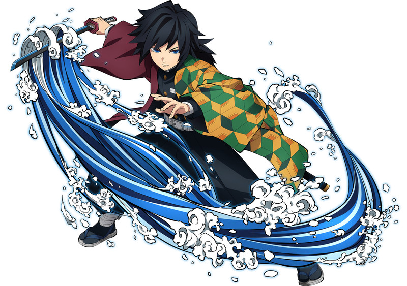Demon Slayer Giyu Tomioka sticker weatherproof bumper vinyl decal