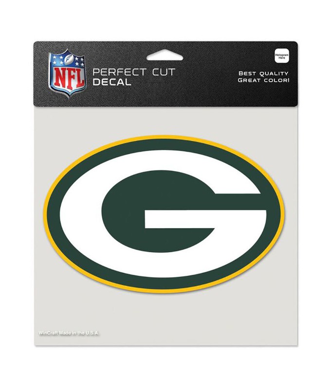 Green Bay Packers 8 x 8″ Perfect Cut Decal
