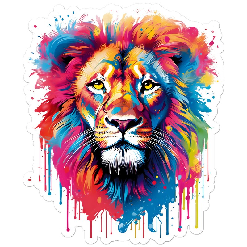 Lion Head – Vinyl Decal Sticker – Car Window Laptop – ebn9929
