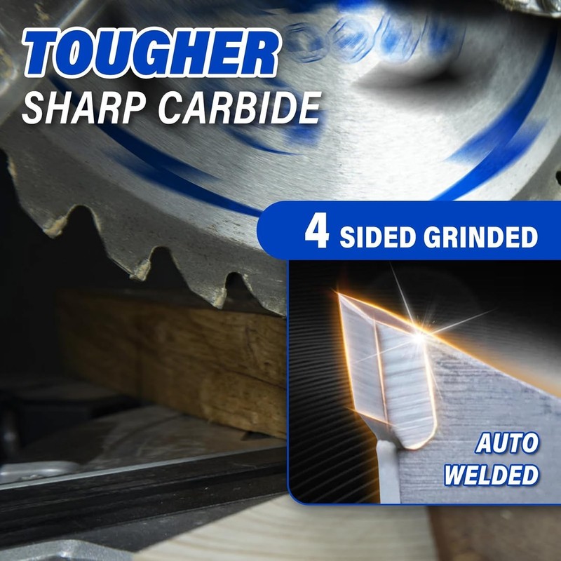 10 Pack 7-1/4 Inch 24T Circular Saw Blade, Saw Blade Arbor Size 5/8... Fast Ship gallery