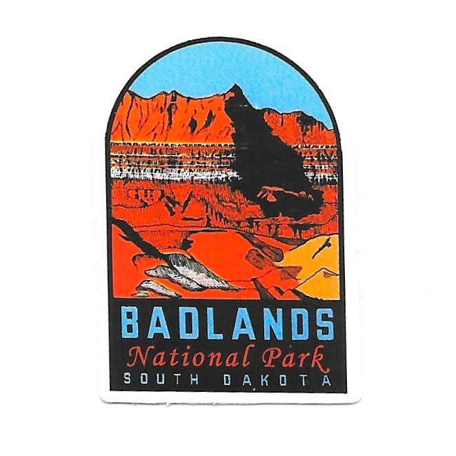 Badlands National Park South Dakota Sticker Decal Die Cut Vinyl Travel Gift