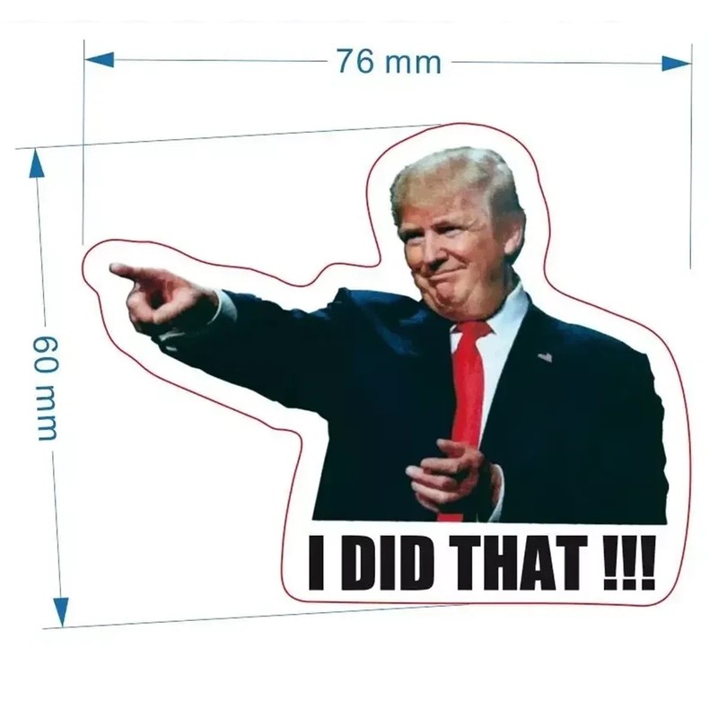100 Pack Joe Biden "I DID That" Sticker Decal Trump Funny Humor Sticker Car Pump gallery