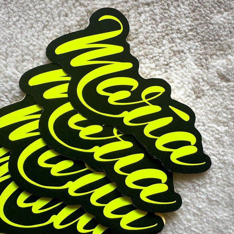 Neon Name Sticker Pack : MARIA | for school or Office | graffiti | Calligraphy
