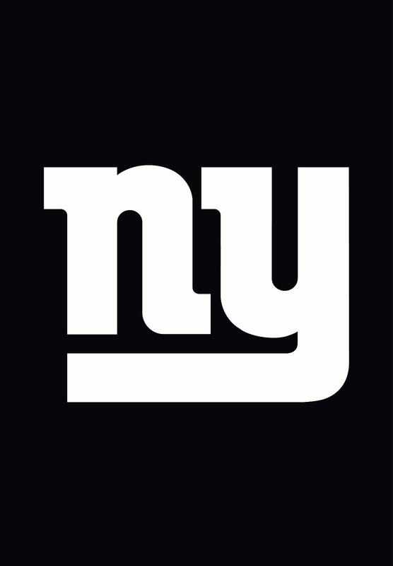 New York Giants “NY” – 3″ wide -White / Blue / Red Vinyl Decal Truck Car Window