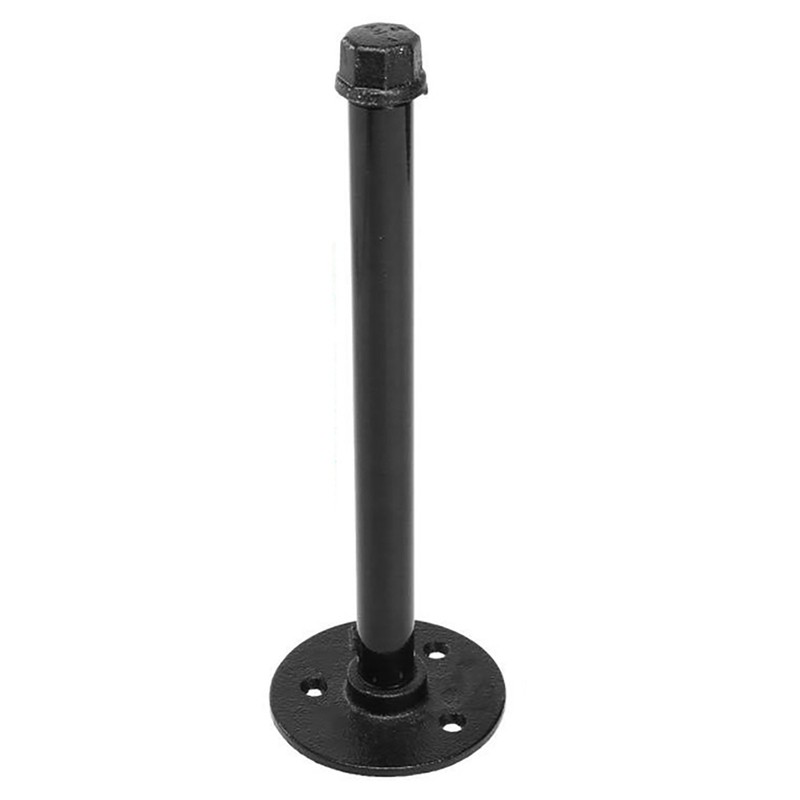 1x IRON PIPE INDUSTRIAL SHELF HOLDER BRACKET HOLDER FLOATING SHELF SUPPORT gallery