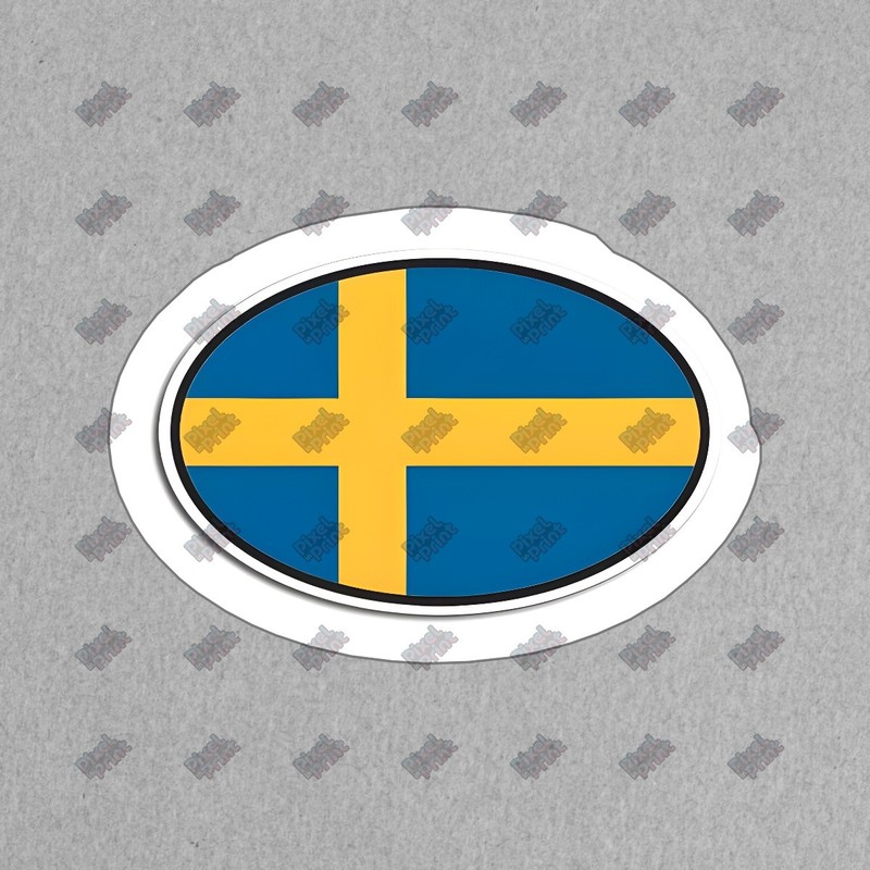 Sweden Flag Vinyl Sticker Decal Perfect for Laptop, Water Bottles, #690243