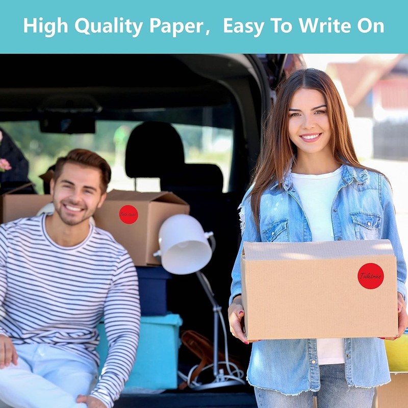 Quality 600 PCS Red Coding Dots - Perfect for Office & Home Organization gallery