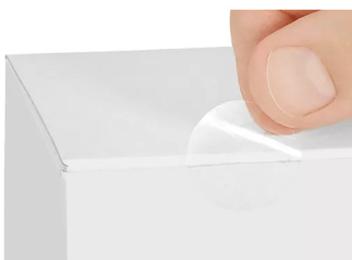 3/4″ Clear Round Seal Label Stickers (200 Stickers Total)