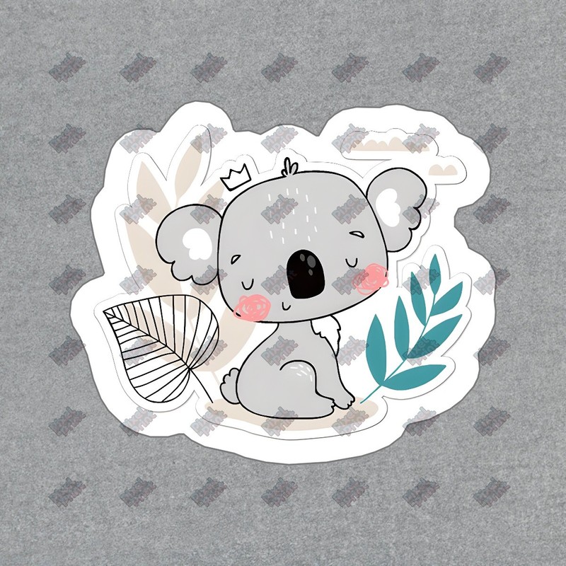 Cute Koala Vinyl Sticker Adorable Animal Decal for Laptops, Water #399643