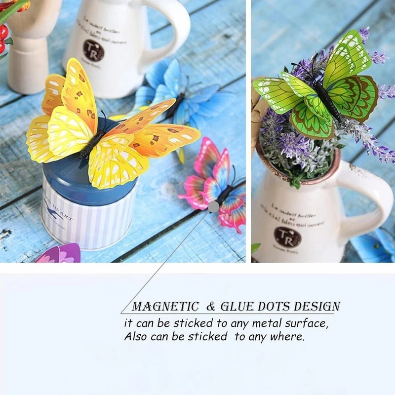 Butterfly Wall Decor 24 PCS, 3D Butterflies Stickers For Party Decorations gallery