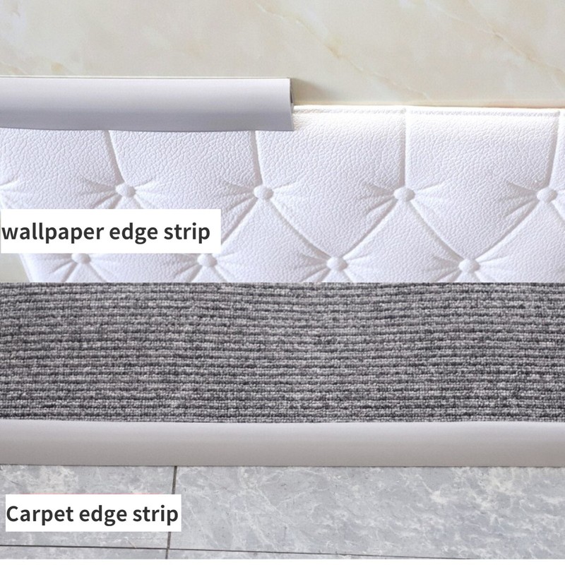 6.56ft Self Adhesive Floor Edging Strip Carpet Threshold Transition Tape DIY Set gallery