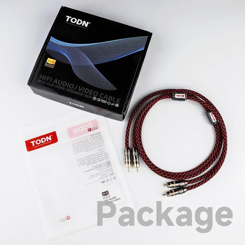 RCA Cables for Audiophile 3ft HiFi Stereo Shielded RCA to RCA Audio Cable for. gallery