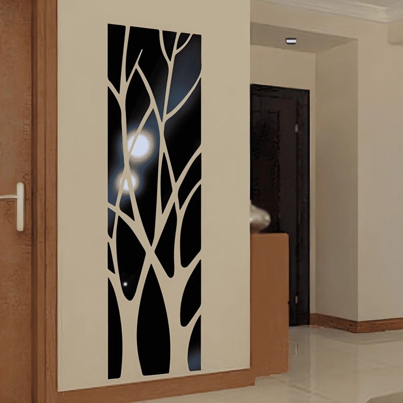 Tree Wall Stickers 3d Acrylic Lucky Diy Art Mirror Tv Background Home Decoration gallery
