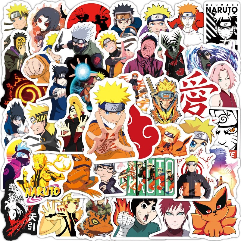 Naruto Shippuden Boruto Japanese Anime Manga Stickers Random 10/25/50 Pcs