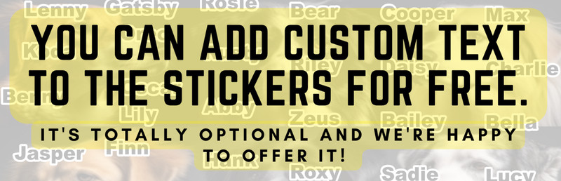 Set of 2 Bernese Mountain Dog Decal Stickers with Free Custom Text gallery