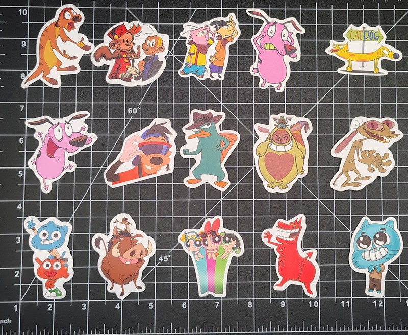 100 Pcs 90s Classic TV Cartoon Stickers Retro Y2K Decal Skateboard Laptop gallery
