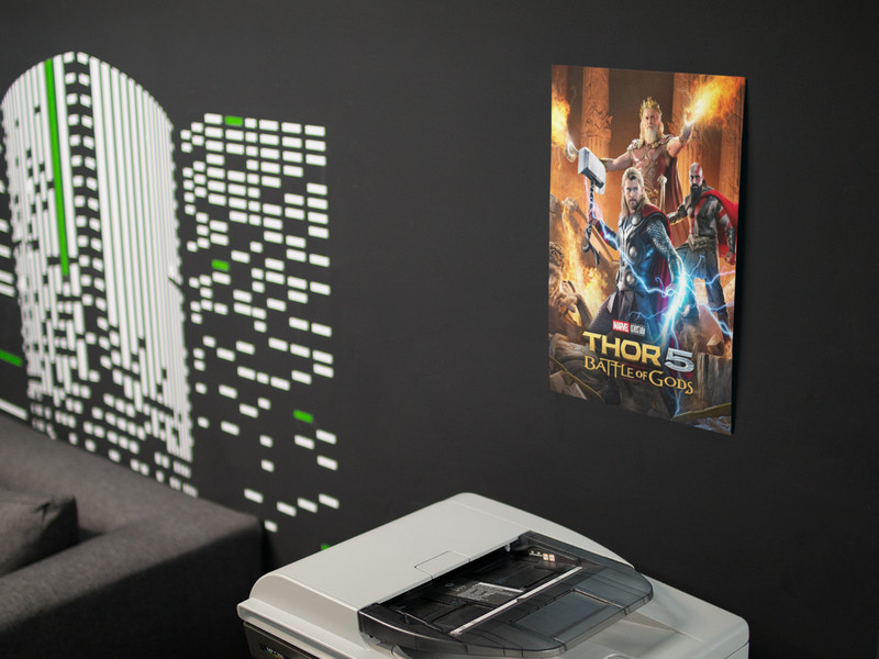 Mythic Thunder Warrior Style Wall Vinyl Decal Poster Removable Adhesive gallery