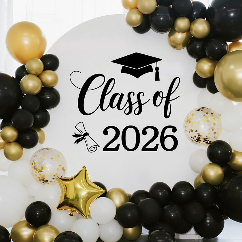 Class of 2026 Wall Decal Class of 2026 Decal for Balloon Arch Backdrop We Are so