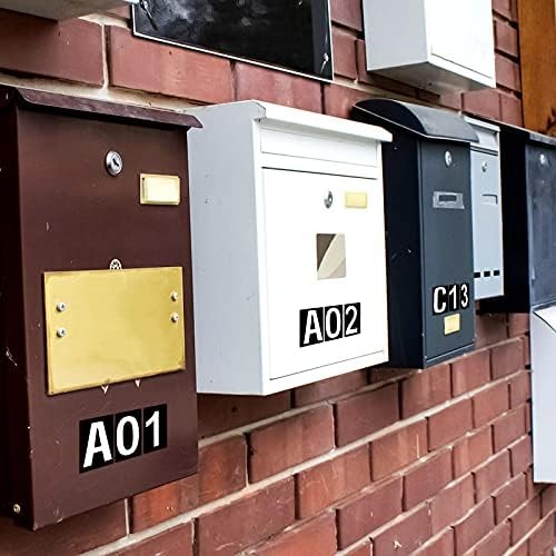8 Sheets Mailbox Numbers Sticker, Self-Adhesive Vinyl Letters Numbers Kit for Ma gallery