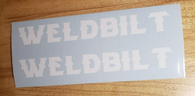 WeldBilt Boats weld bilt – Car/SUV/Truck Vinyl Stickers Decals 11″ (2) FAST USA