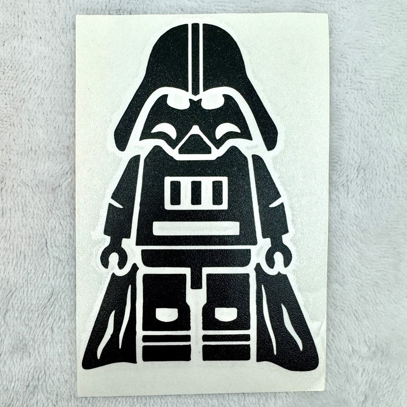 Star Wars LEGO Darth Vader 5″ Vinyl Car Decal Black