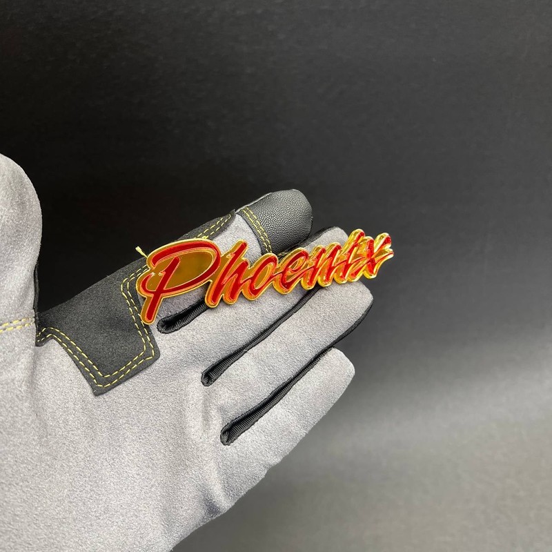 1PC PHOENIX Custom Text 3D Acrylic Car Emblem Badge Multicolor Fender Decal gallery