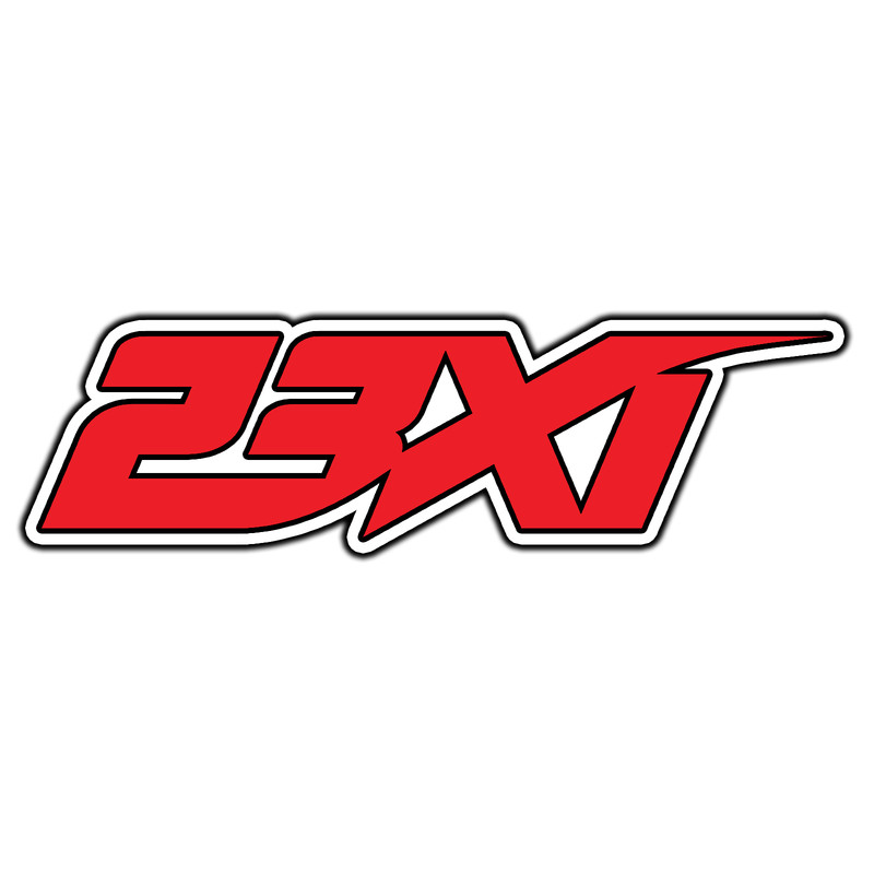 23XI Racing Logo #2 Sticker Waterproof Vinyl Decal Die-Cut Car Garage