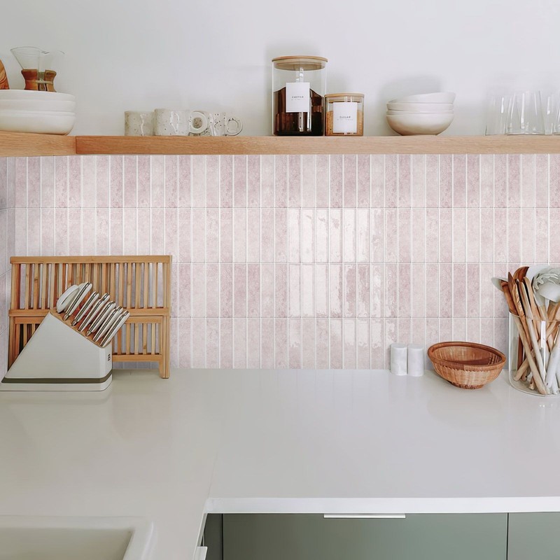 10 Pcs Peel and Stick 3D Wall Tiles 12×12″ Splashproof DIY Kitchen Bathroom