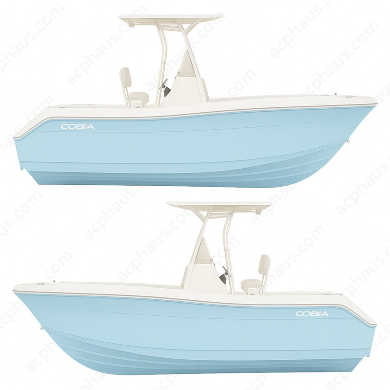 2 Pack COBIA Boat Decals 22.25"x3.36" Marine Vinyl Stickers (1 Color, 6 Opts) gallery