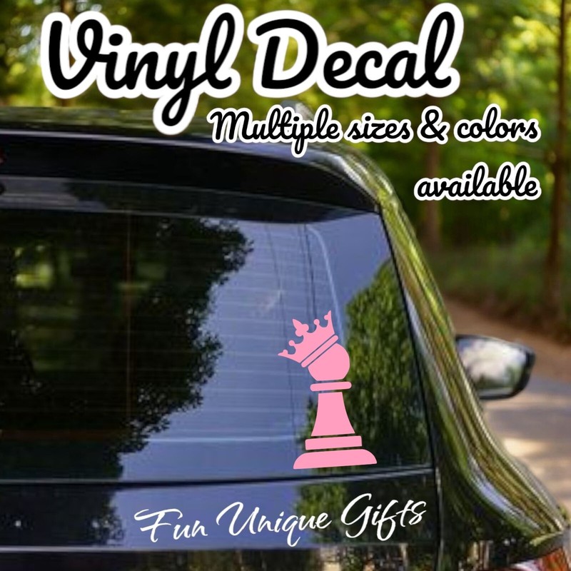 Pawn Crown Vinyl Decal Sticker -Multiple Colors & Sizes- FREE SHIPPING gallery