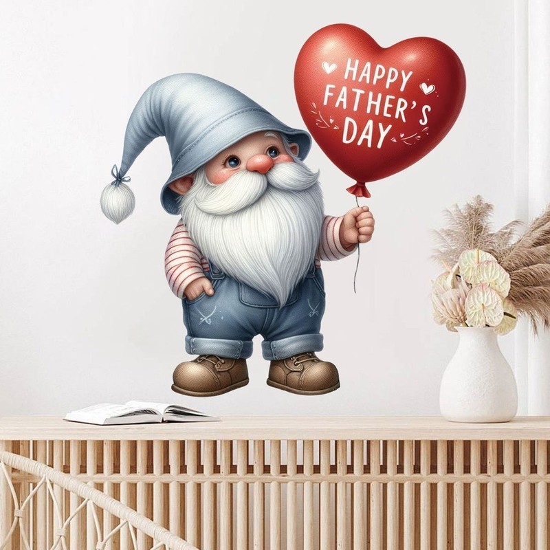 Red Heart Shape Wall Sticker 30x30cm PVC Cling for Living Room Bedroom Office gallery