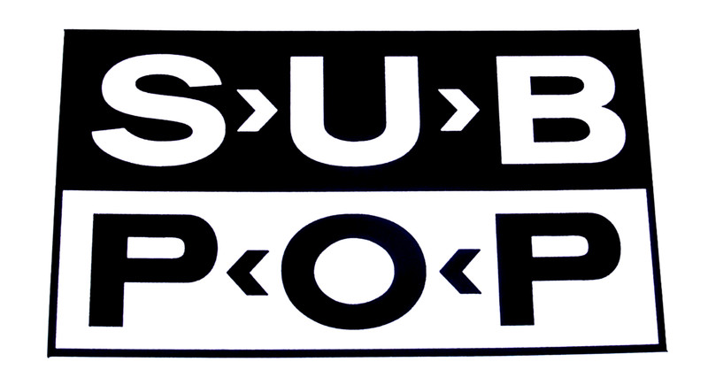 SUB POP – Records LARGE Die Cut Sticker Decal Rock Grunge Music Band Seattle