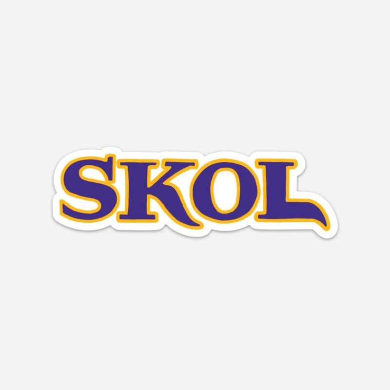 SKOL Vintage Classic Minnesota Vikings Vinyl Sticker