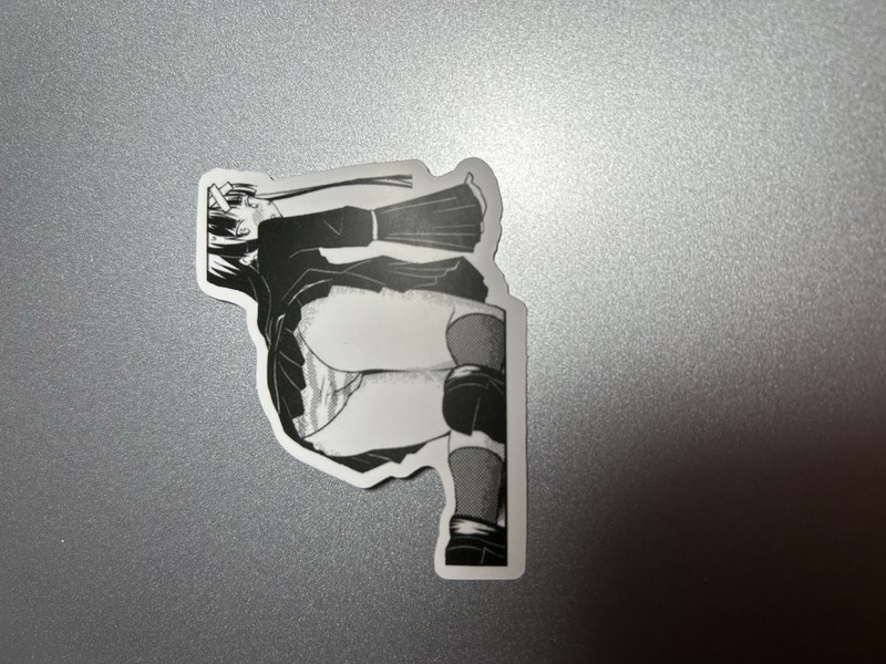 black and white waifu lewd stickers #10 gallery