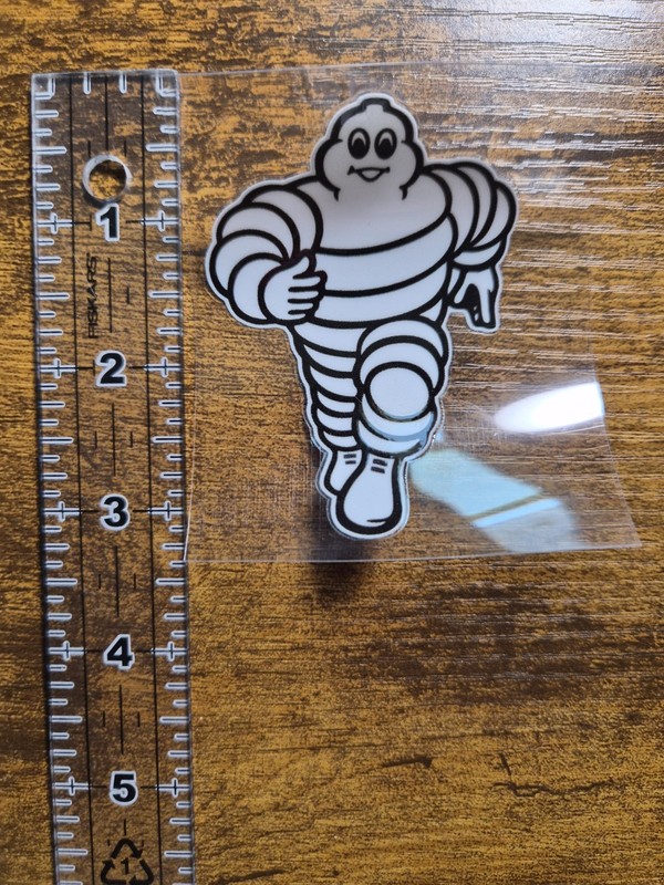 MICHELLIN MAN UV DTF Decal Sticker waterproof USA NOT VINYL gallery