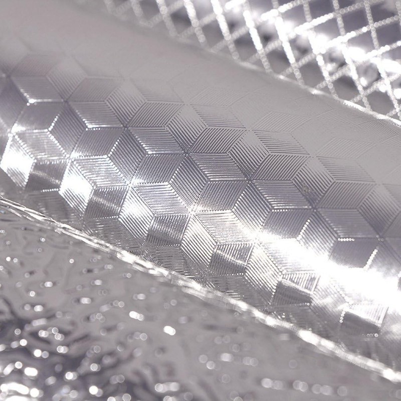 Kitchen Waterproof Aluminum foil Stickers Anti Greasy Counter, 15.7X118.1 inches gallery