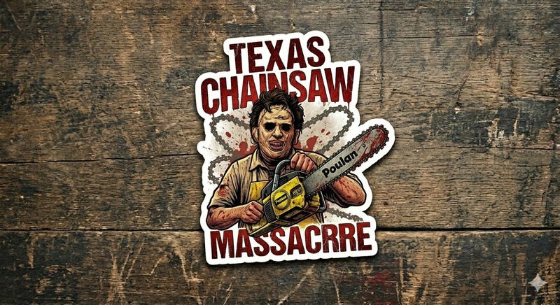 Texas Chainsaw Massacre Sticker Decal Phone Laptop