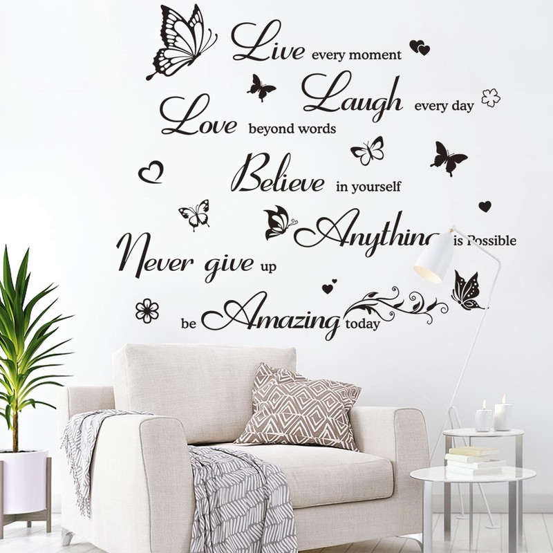 Inspirational Wall Decals Quotes Wall Stickers Motivational Wall Art Decor Po... gallery