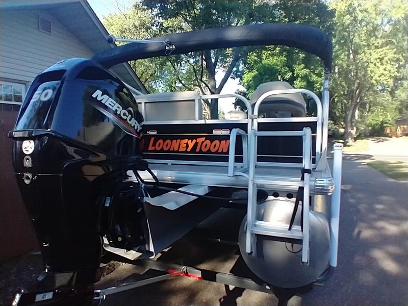 Boat Name Decal 8x48" / Custom Hull Graphic / Premium Marine Vinyl Lettering 2CL gallery