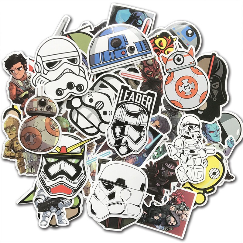 100Pcs Star Wars Stickers Bomb Laptop Car Skateboard Luggage Graffiti Decals Lot gallery