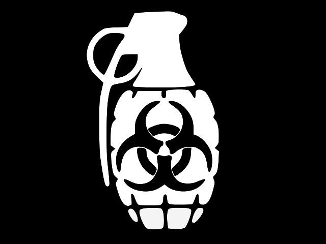 BIOHAZARD HAND GRENADE Vinyl Decal Car Sticker Wall Truck CHOOSE SIZE COLOR