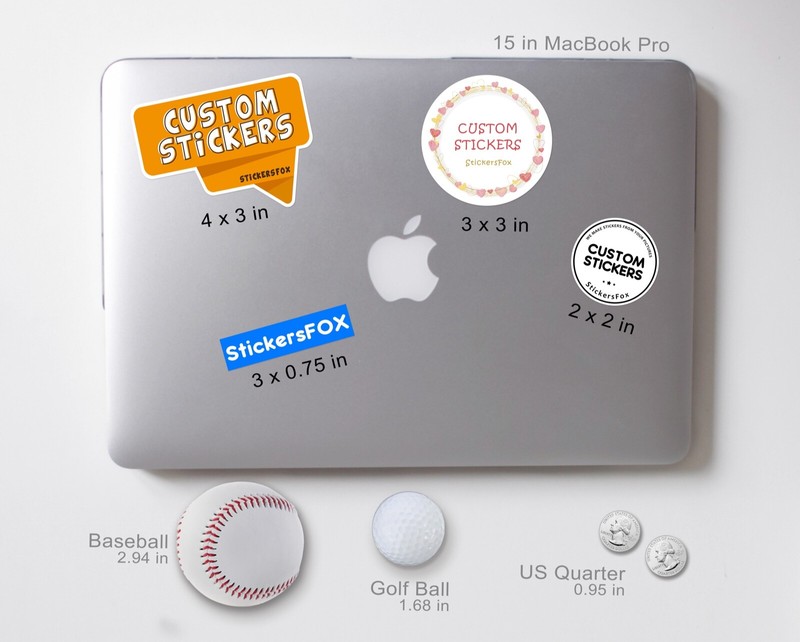 50 Custom clear stickers, Custom clear decals, Your graphic print on clear vinyl gallery