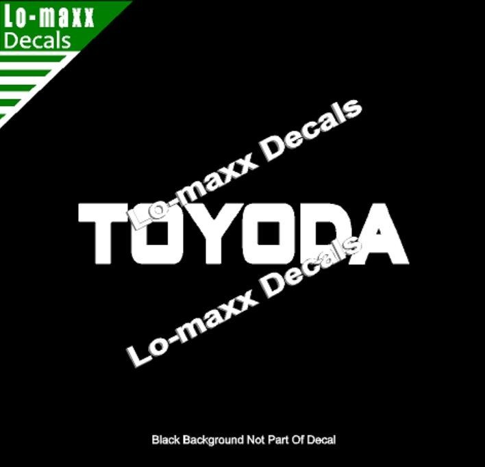 TOYODA Premium Custom Graphics Die-Cut Vinyl Decal for High-Octane Style gallery