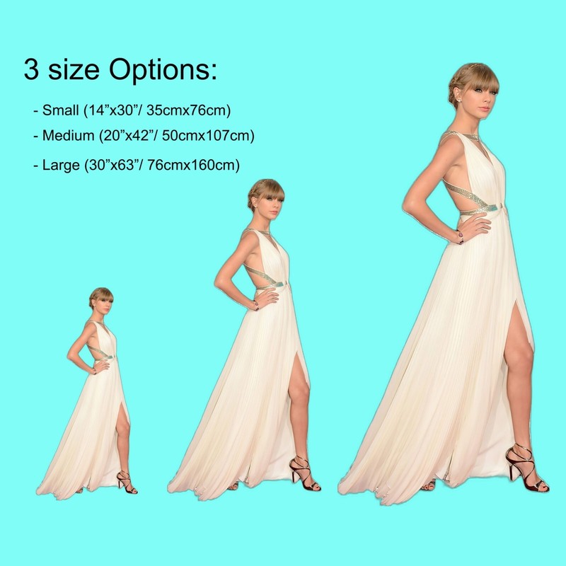 Music Fan Art 2, Star Taylor Life Size Peel & Stick Removable Cutout Wall Decal gallery