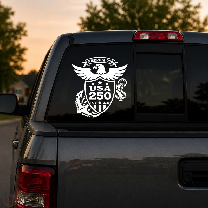 America 250 Emblem Decal – US Marines Vinyl Sticker for Car Truck Window gallery